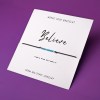 Believe Morse code bracelet – motivational gift for loved one