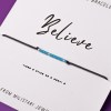 Believe Morse code bracelet – subtle and supportive message in beads