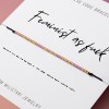 Feminist As Fuck Morse code bracelet – stylish gift for women’s empowerment