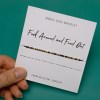 Funny and edgy Morse code bracelet for friends – Fuck Around and Find Out design