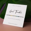 Good Trouble Morse code bracelet – meaningful gift for friends who care