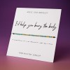 I'd Help You Bury The Body Morse code bracelet with hidden message in beads – funny gift for best friends