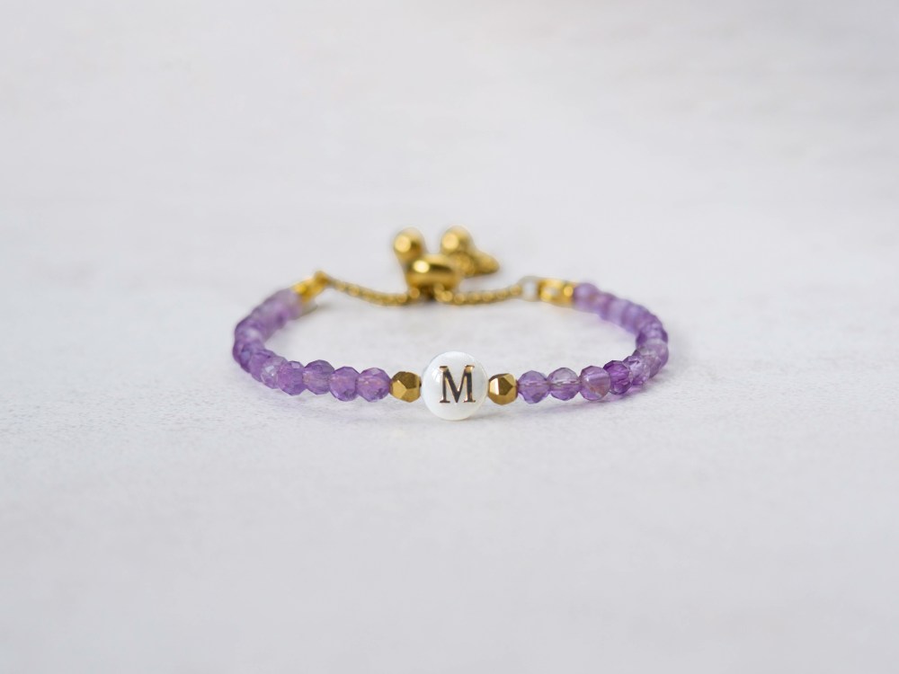 Initial Bracelet – personalized gift for best friend, mom, or grandmother