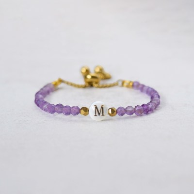 Initial Bracelet – personalized gift for best friend, mom, or grandmother