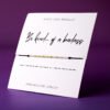 Be kind of a badass Morse code bracelet – fun motivational bracelet for best friends
