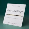 Fuck Around and Find Out Morse code bracelet – bold friendship bracelet for close friends