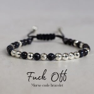 Fuck Off Morse Code Bracelet – Funny Friendship Gift For Best Friend