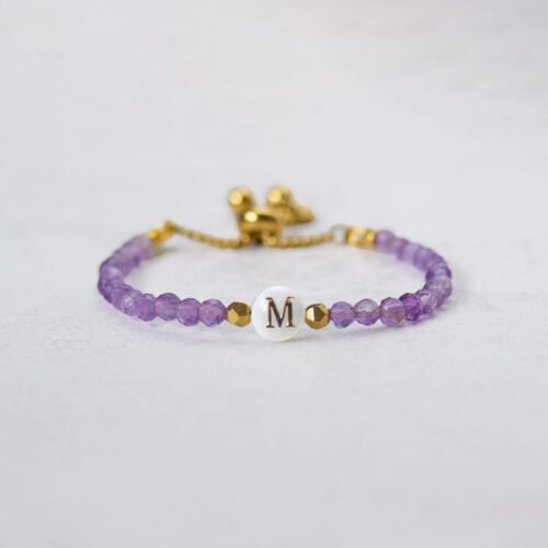 Initial Bracelet – personalized gift for best friend, mom, or grandmother