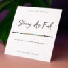 Strong As Fuck Morse code bracelet