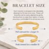 Adjustable This Too Shall Pass But WTF Bracelet size guide