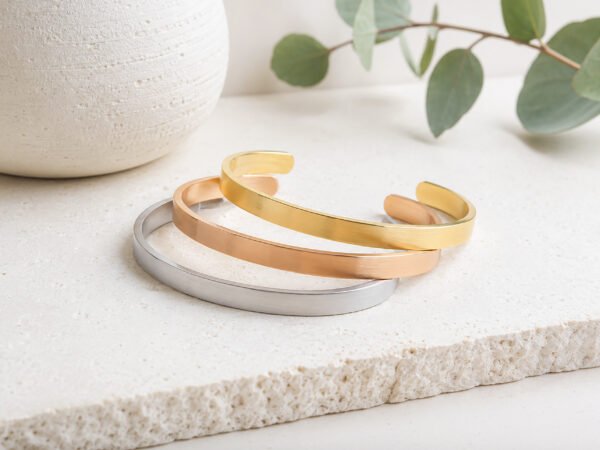 This Too Shall Pass But Fucking Hell Cuff Bracelet available in gold rose gold and silver