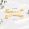 This Too Shall Pass But WTF Bracelet with hidden inner engraving