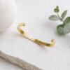 Funny hidden message cuff bracelet with But Fucking Hell engraving